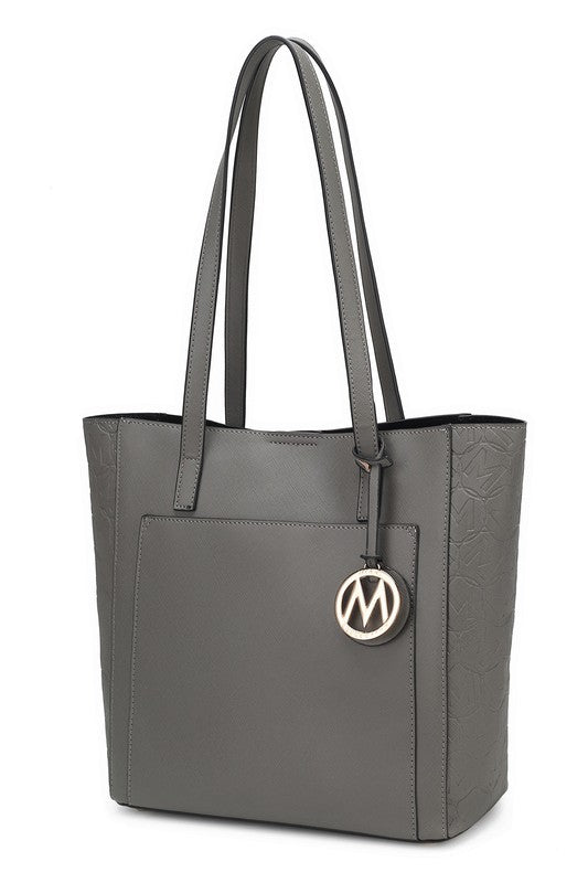 Women's MKF Lea Vegan Top Slip Pocket Handle Tote Bag | Zarnesh