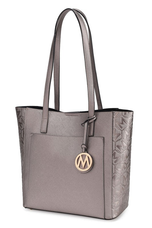 Women's MKF Lea Vegan Top Slip Pocket Handle Tote Bag | Zarnesh