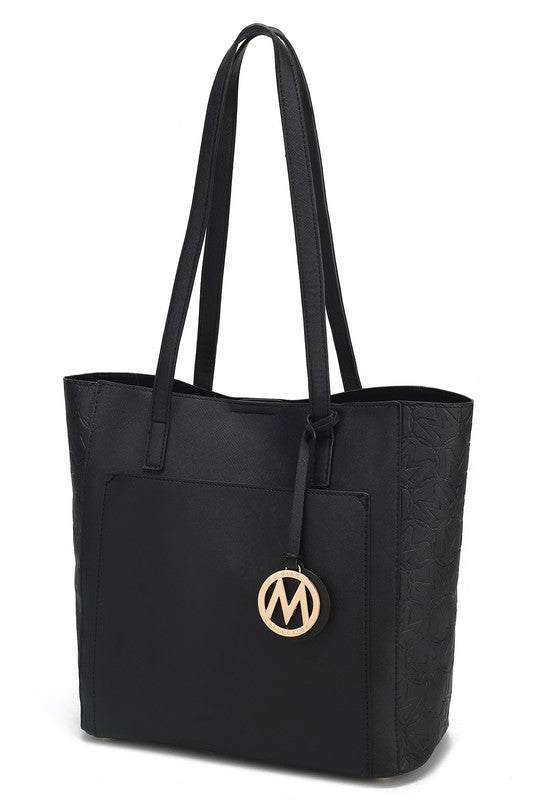 Women's MKF Lea Vegan Top Slip Pocket Handle Tote Bag | Zarnesh