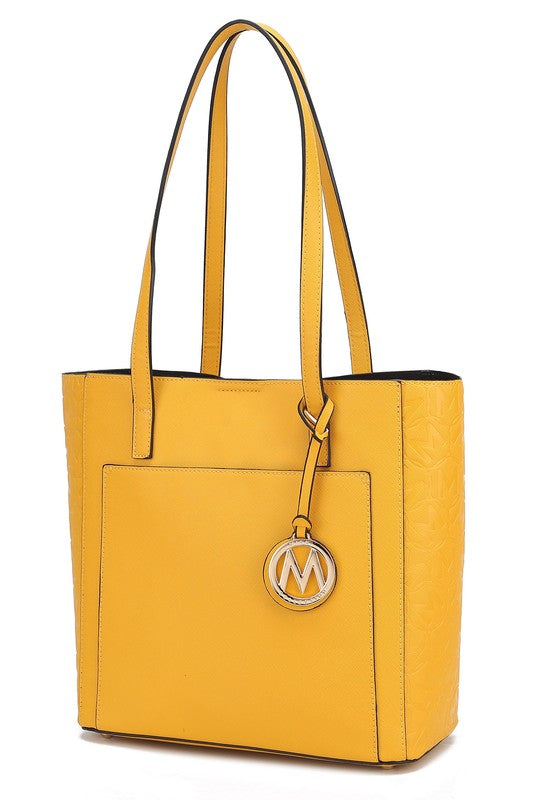 Women's MKF Lea Vegan Top Slip Pocket Handle Tote Bag | Zarnesh