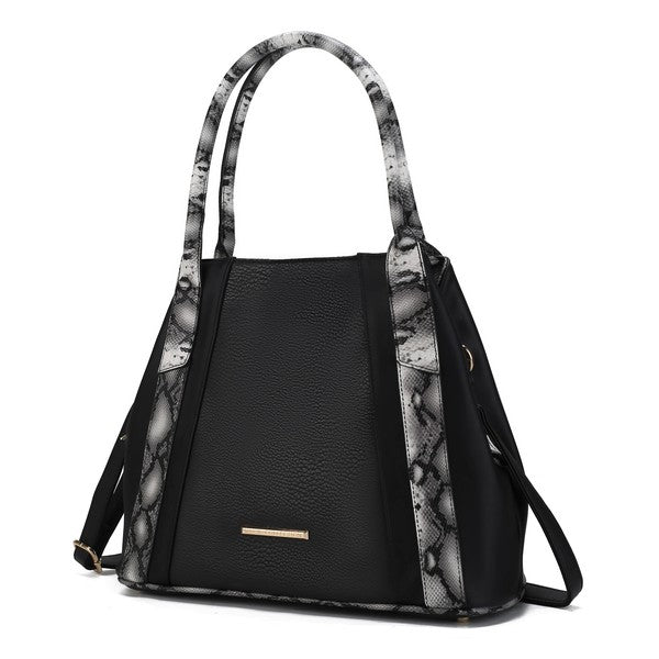 Women's MKF Leather Snake embossed Tote Handbag | Zarnesh