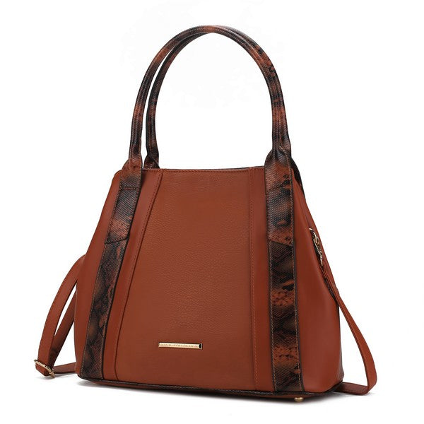 Women's MKF Leather Snake embossed Tote Handbag | Zarnesh