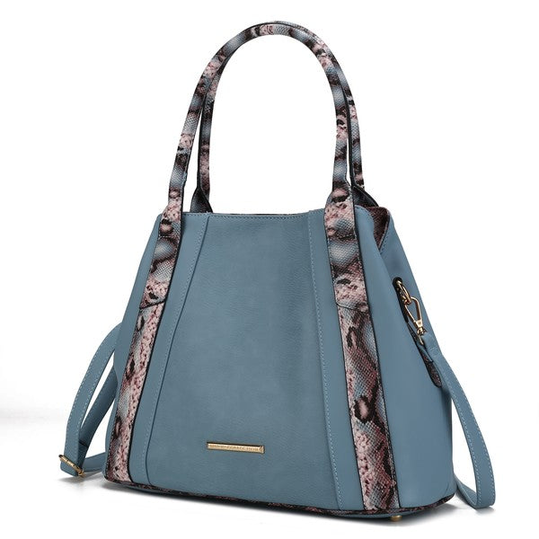Women's MKF Leather Snake embossed Tote Handbag | Zarnesh