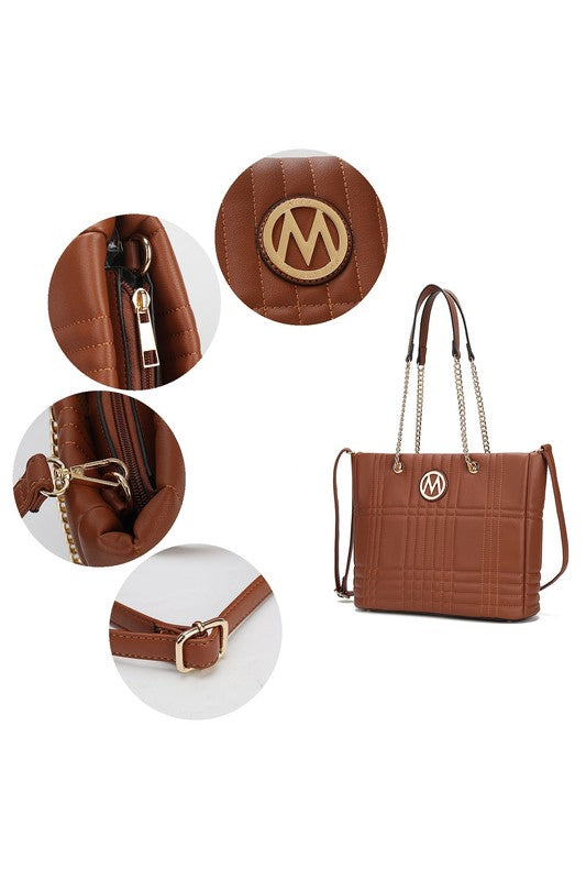 Women MKF Collection Alyne  Fashion Tote Purse Shoulder Bag by Mia K | Zarnesh