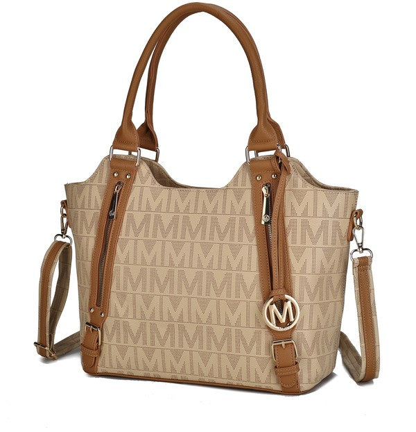 Women's MKF PU Leather Pocketbook Crossbody Tote Bag | Zarnesh