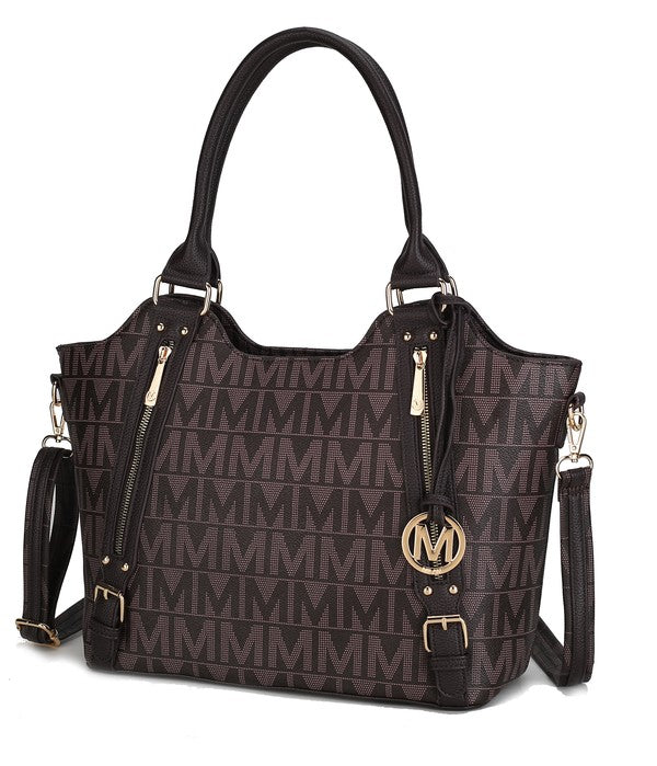 Women's MKF PU Leather Pocketbook Crossbody Tote Bag | Zarnesh