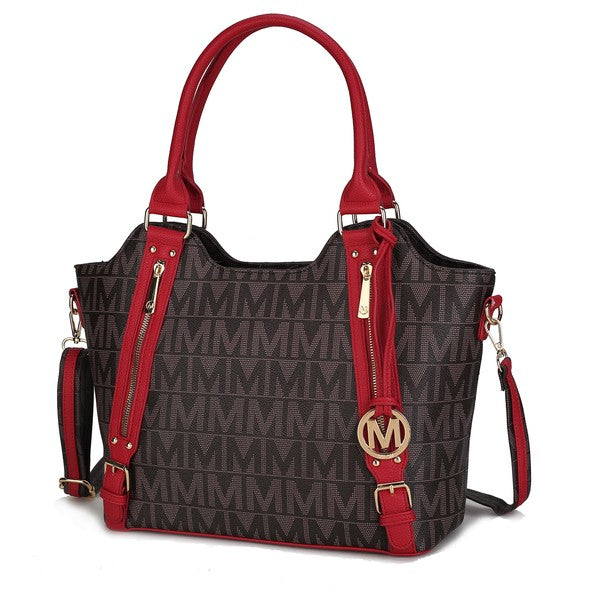 Women's MKF PU Leather Pocketbook Crossbody Tote Bag | Zarnesh