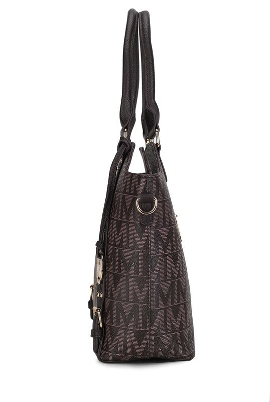 Women's MKF PU Leather Pocketbook Crossbody Tote Bag | Zarnesh