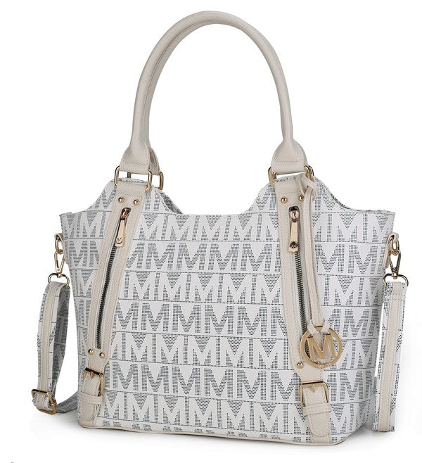 Women's MKF PU Leather Pocketbook Crossbody Tote Bag | Zarnesh