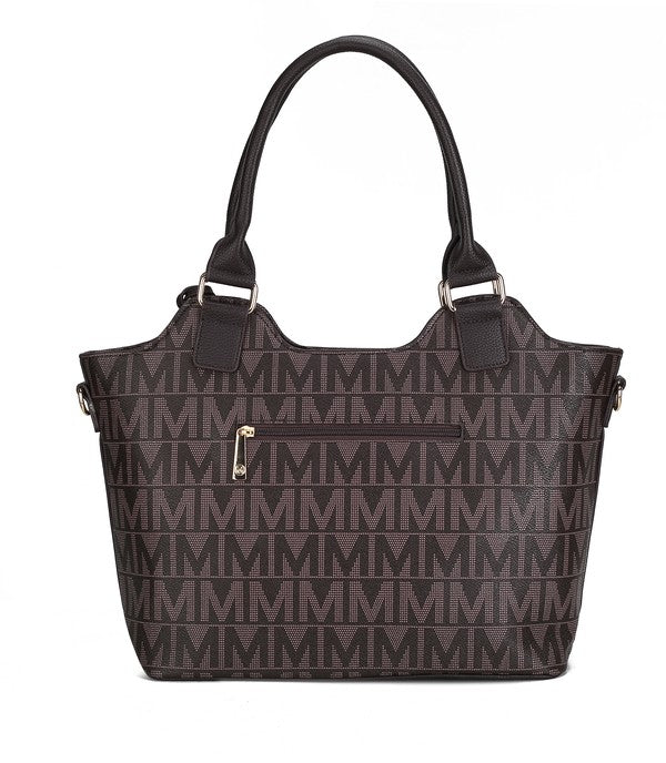 Women's MKF PU Leather Pocketbook Crossbody Tote Bag | Zarnesh