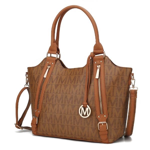 Women's MKF PU Leather Pocketbook Crossbody Tote Bag | Zarnesh