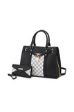 Mia K Collection  Collection Fula Signature Satchel Shoulder Bag for Women | Zarnesh