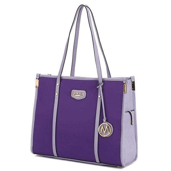 Women's MKF Kindred Oversize Two Tone Tote Bag | Zarnesh