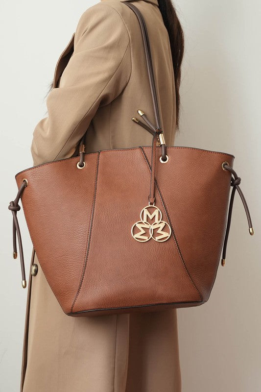Women's MKF Vegan Leather Bucket Handbags with Wallet | Zarnesh