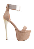 Women's Cosmo Girl Metal Band High Heeled Sandals | Zarnesh