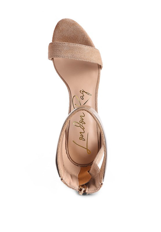 Women's Cosmo Girl Metal Band High Heeled Sandals | Zarnesh
