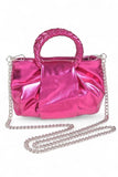 Women’s Metallic Braided Top Handle Crossbody Bag | Zarnesh