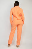 Women's Midrise Tailored Blazer and Pant Suit Set | Zarnesh