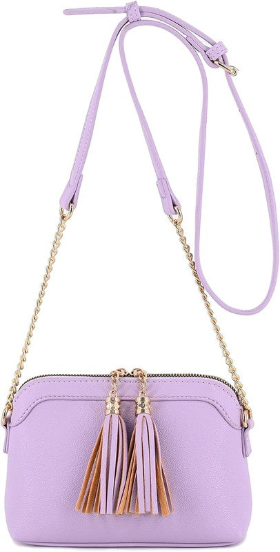 Women’s Mini Tassel Crossbody Bag Shoulder Purse | Zarnesh