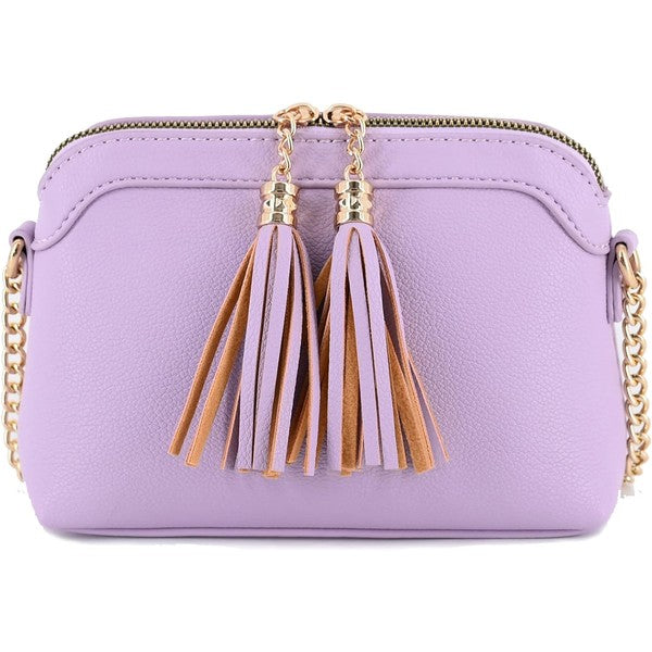 Women’s Mini Tassel Crossbody Bag Shoulder Purse | Zarnesh