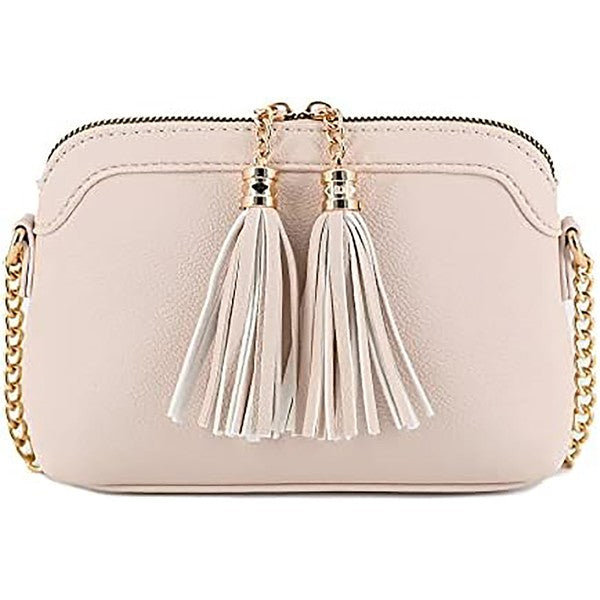 Women’s Mini Tassel Crossbody Bag Shoulder Purse | Zarnesh