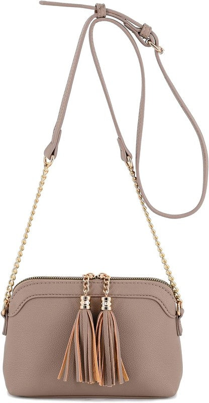 Women’s Mini Tassel Crossbody Bag Shoulder Purse | Zarnesh