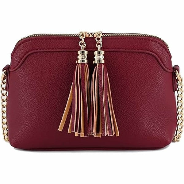Women’s Mini Tassel Crossbody Bag Shoulder Purse | Zarnesh