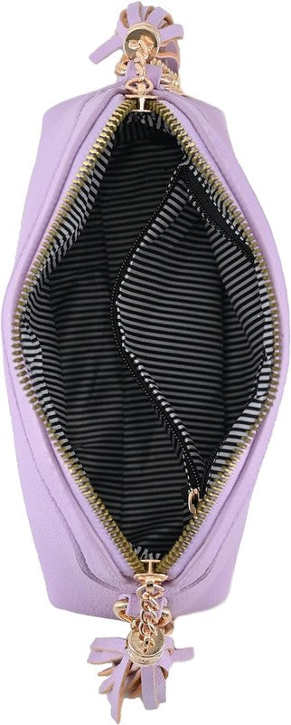 Women’s Mini Tassel Crossbody Bag Shoulder Purse | Zarnesh