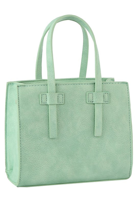 Women’s Fashion Boxy Satchel Top Handle Tote Bag | Zarnesh