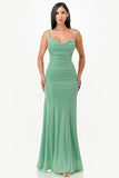 Women's Sparkling Jacquard Cowl Neck Long Dress | Zarnesh