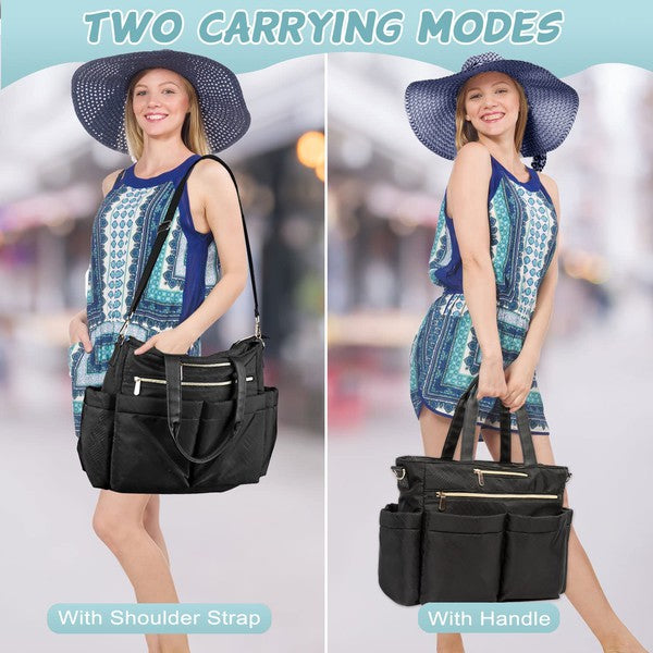 Women’s Multi-Pocket Tote Bag | Zarnesh