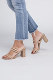 Women Oasis Society Angela Nude Strappy Alligator Heel Zarnesh