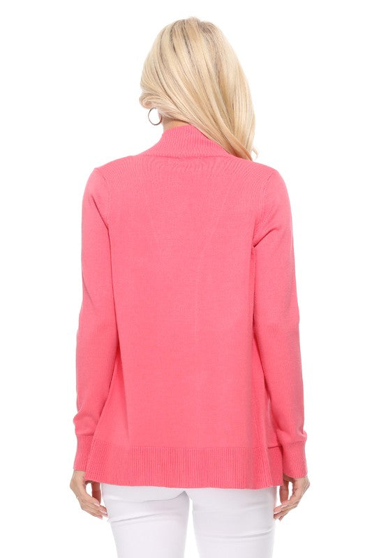 Women's Open Front Shrug Sweater Knit Cardigan | Zarnesh
