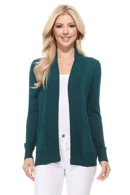 Women's Open Front Shrug Sweater Knit Cardigan | Zarnesh