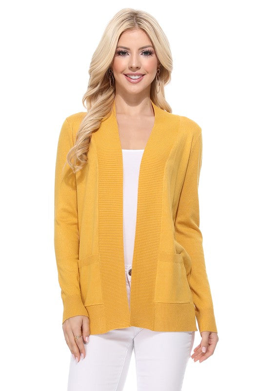 Women's Open Front Shrug Sweater Knit Cardigan | Zarnesh