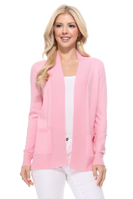 Women's Open Front Shrug Sweater Knit Cardigan | Zarnesh
