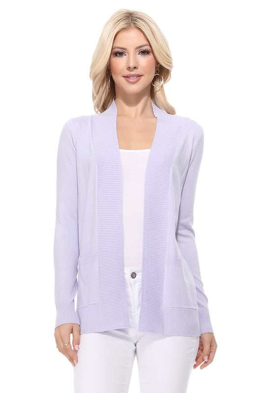 Women's Open Front Shrug Sweater Knit Cardigan | Zarnesh