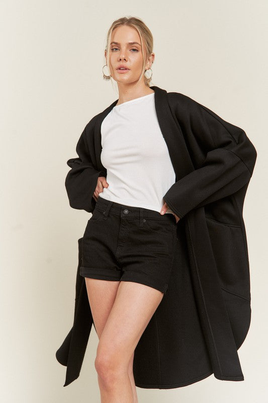 Women’s Oversized Beige Kimono Knit Cardigan Coat | Zarnesh
