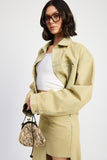 Women’s Oversized Button Closure Denim Jacket | Zarnesh