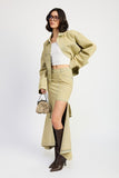 Women’s Oversized Button Closure Denim Jacket | Zarnesh