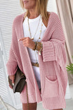 Women’s Oversized Open Front Fold Over Sleeve Cardigan | Zarnesh