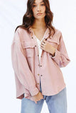 Women’s Oversized Ribbed Corduroy Outwear Jacket | Zarnesh