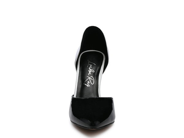 Women's Candy Cane Patent Pu Slip On Stiletto Heels |Zarnesh