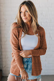 Women’s Pattern Hollowed Knit Open Front Cardigan | Zarnesh