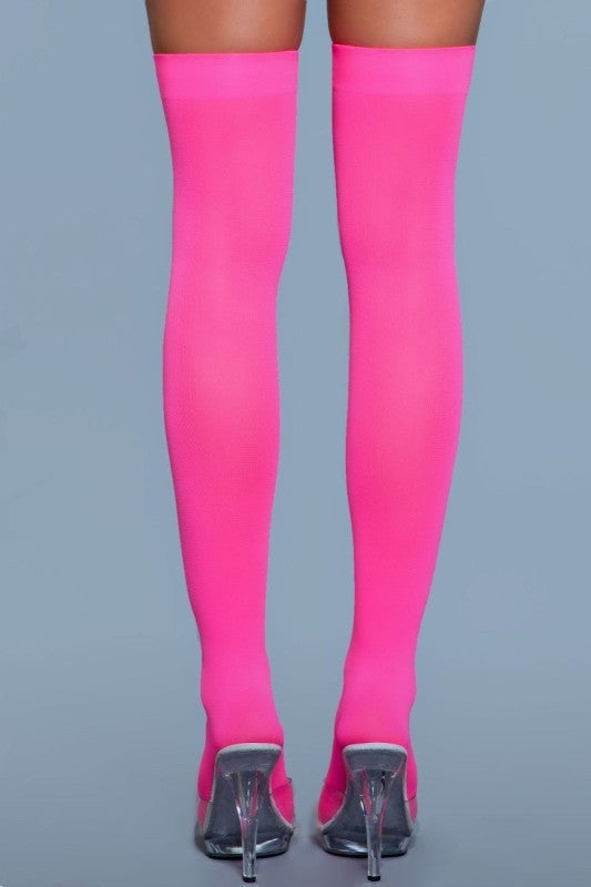 Women’s 1932 Opaque Nylon Thigh Highs by Be Wicked | Zarnesh