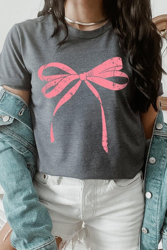 Women’s Valentine Bow Graphic Plus Tee | Zarnesh