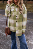 Women’s Plaid Button-Up Flap Pockets Shacket | Zarnesh