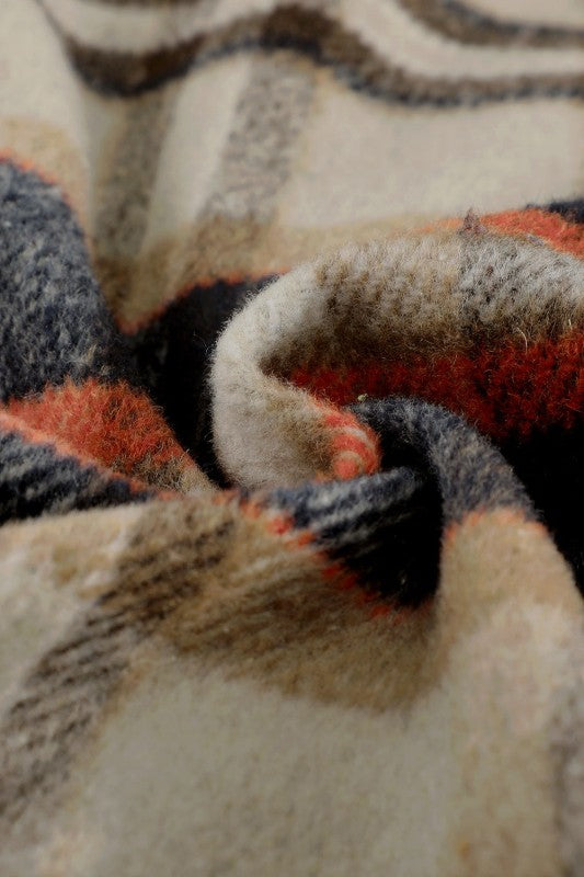 Women’s Plaid Pocketed Button Front Shacket | Zarnesh