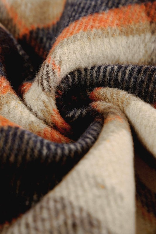 Women’s Plaid Pocketed Button Front Shacket | Zarnesh