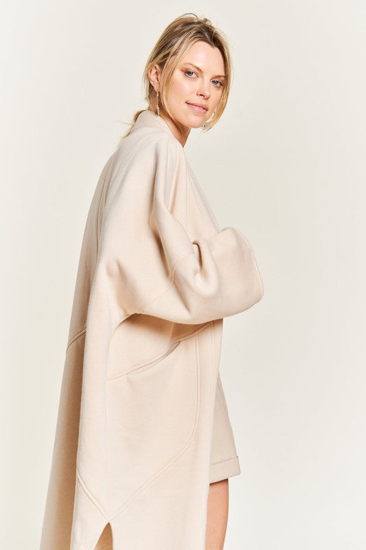 Women’s Plus Oversized Front Pockets Cardigan | Zarnesh